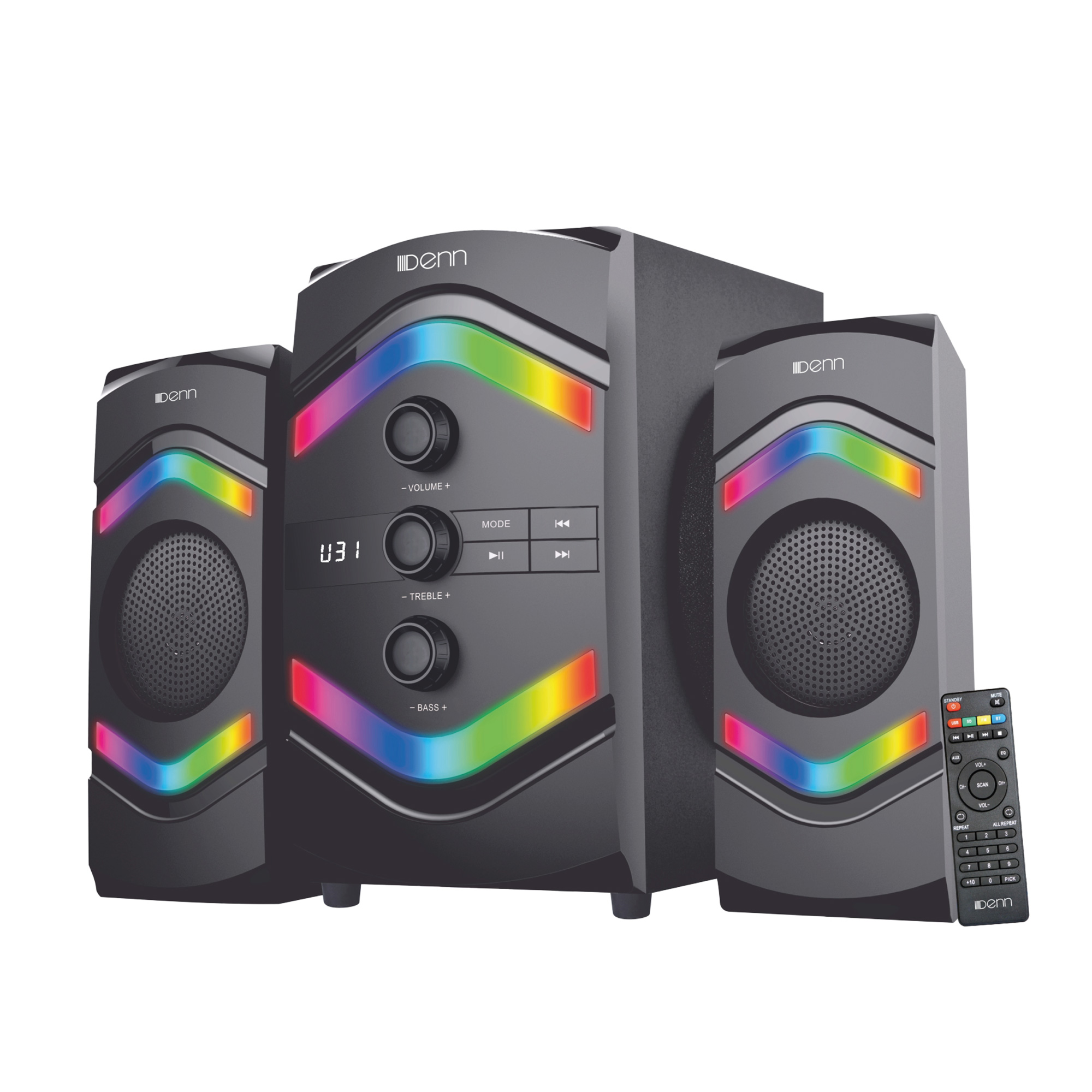 4" Full Features 2.1 PC Audio