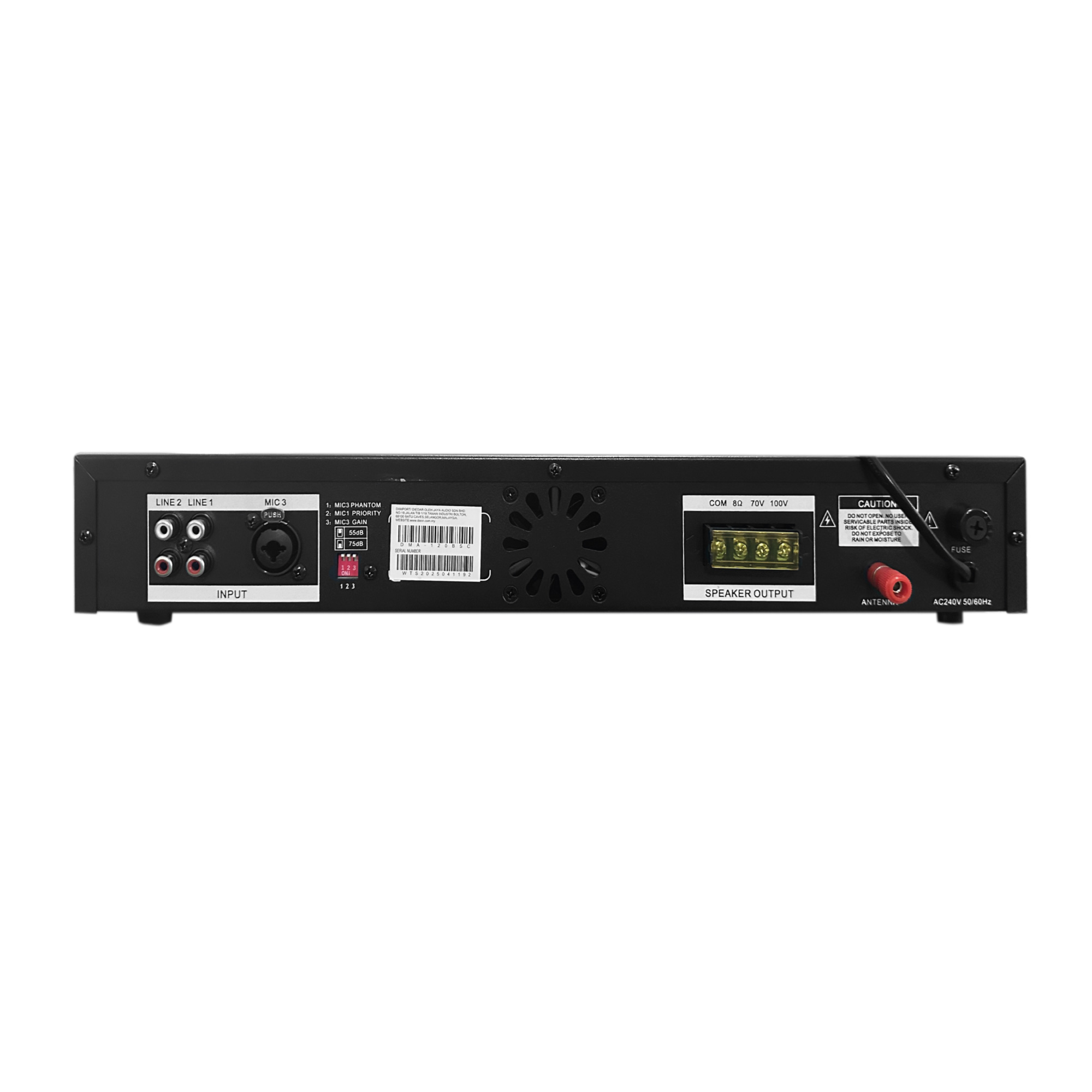 Public Address Amplifier (Mono 100V) thumbnail 3