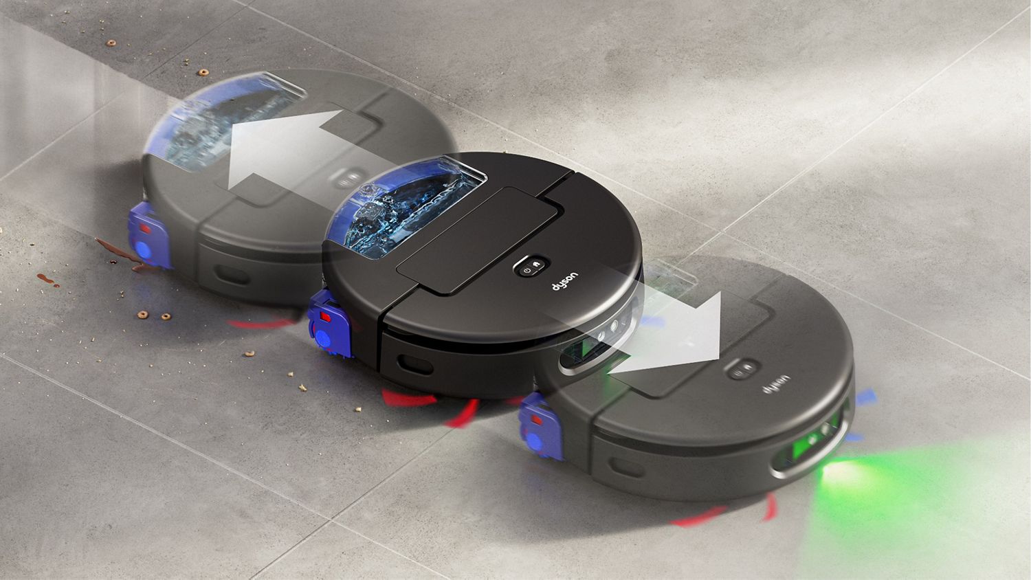 Dyson Spot+Scrub™ Ai wet and dry robot vacuum cleaner thumbnail 3