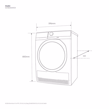 8kg UltimateCare 500 heat pump dryer thumbnail 7