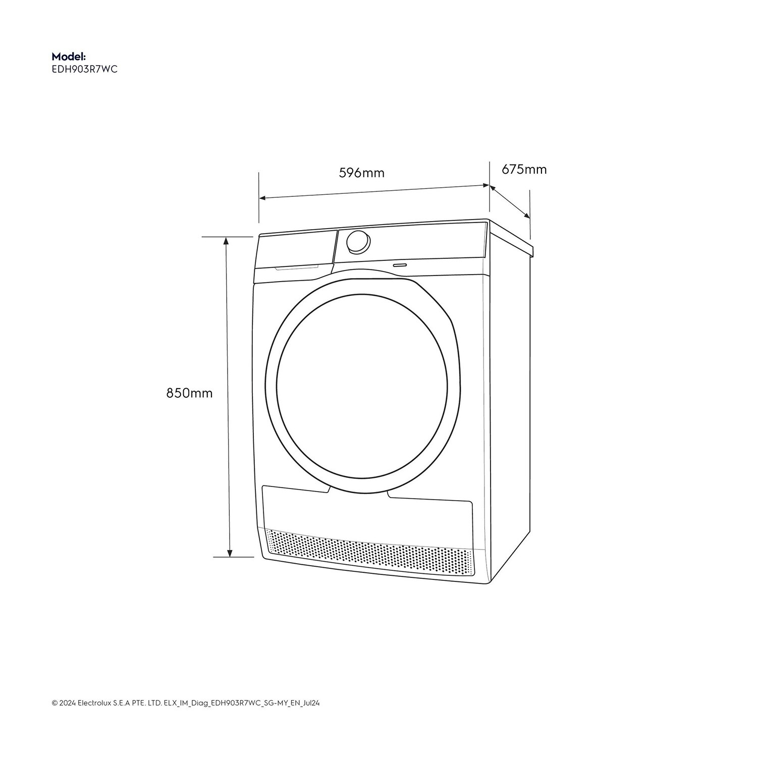 9kg UltimateCare 700 heat pump dryer thumbnail 9
