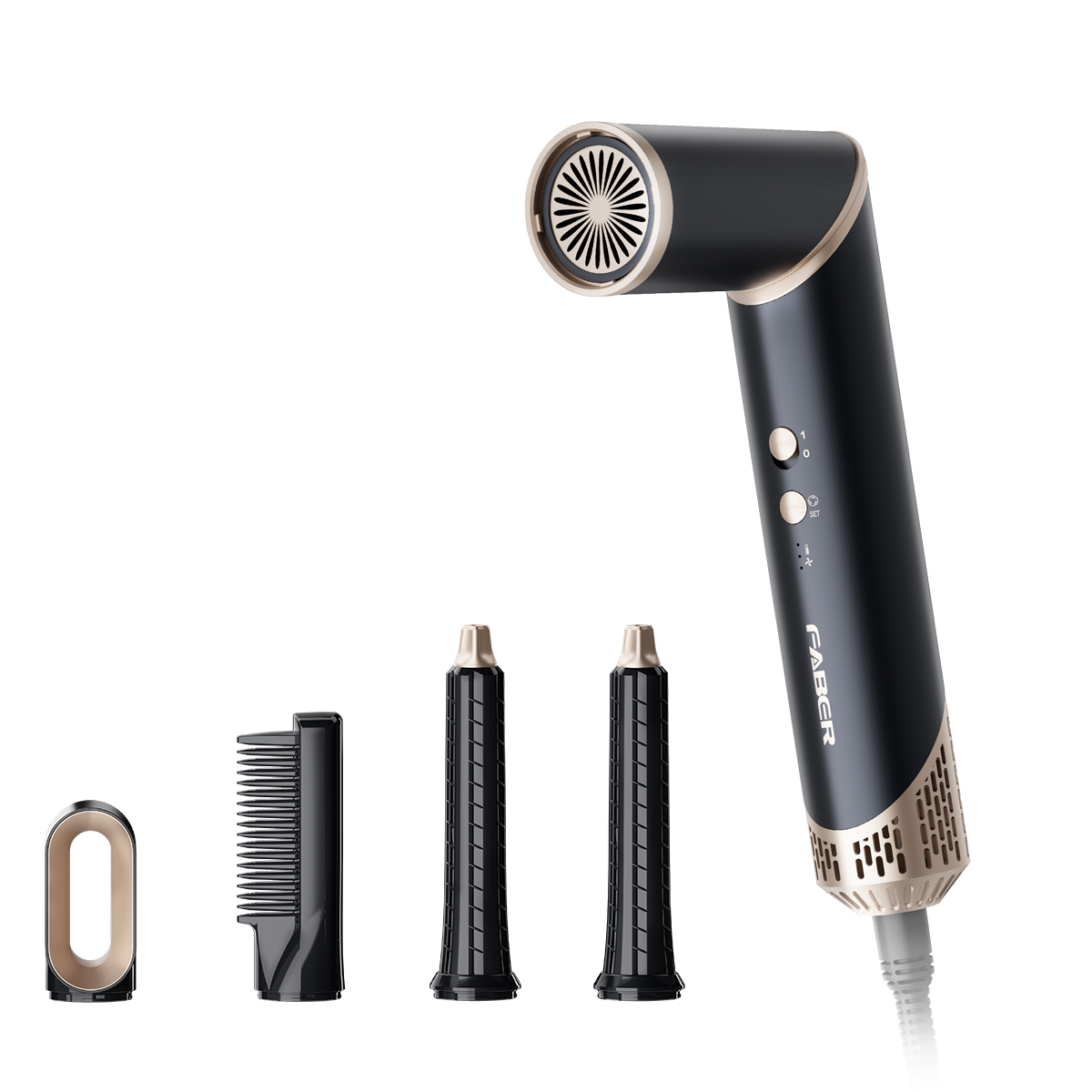 FABER HAIR DRYER FHD AURA G1505BK [SET] thumbnail 2