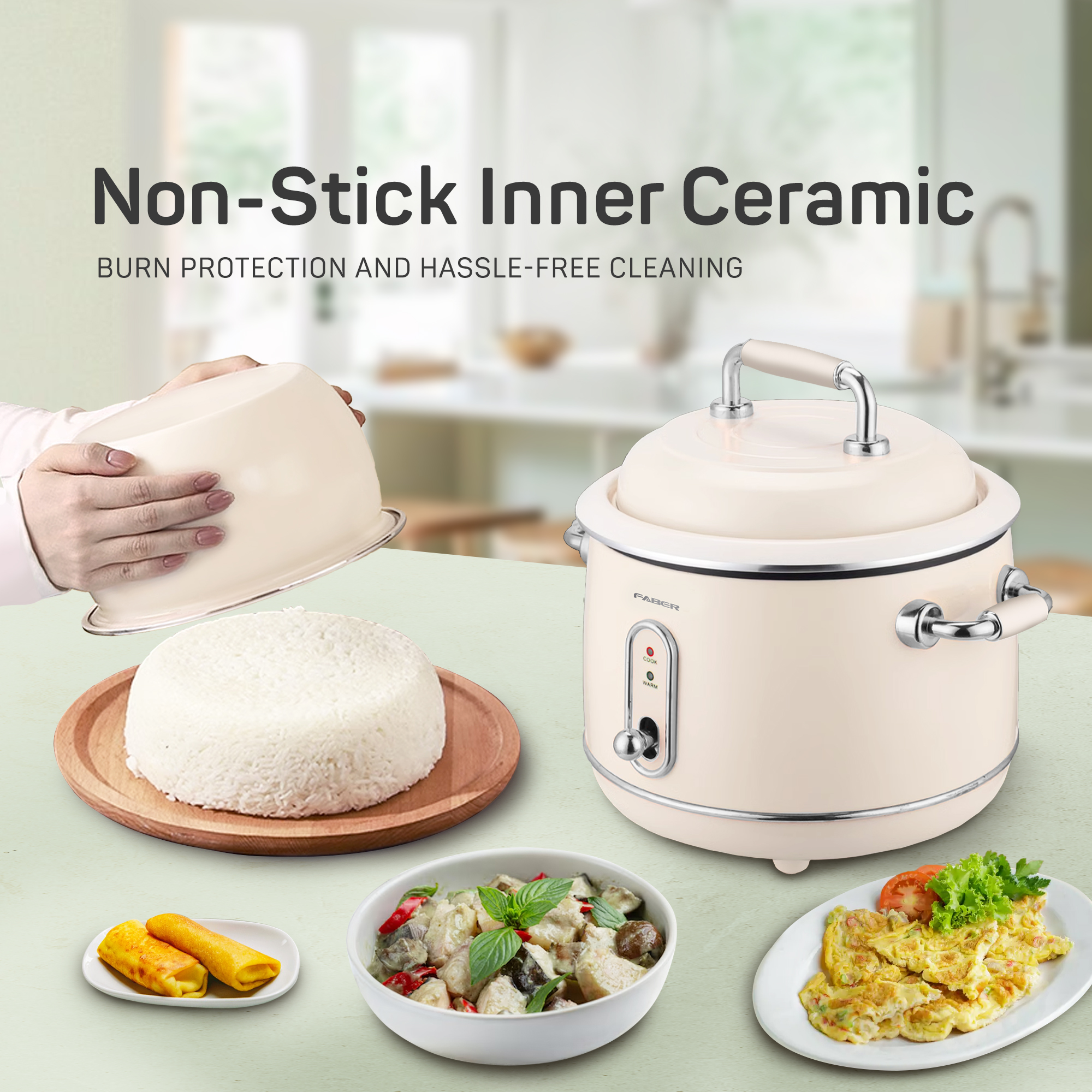 FABER TRADITIONAL RICE COOKER VINTAGE FRC-V401 thumbnail 7