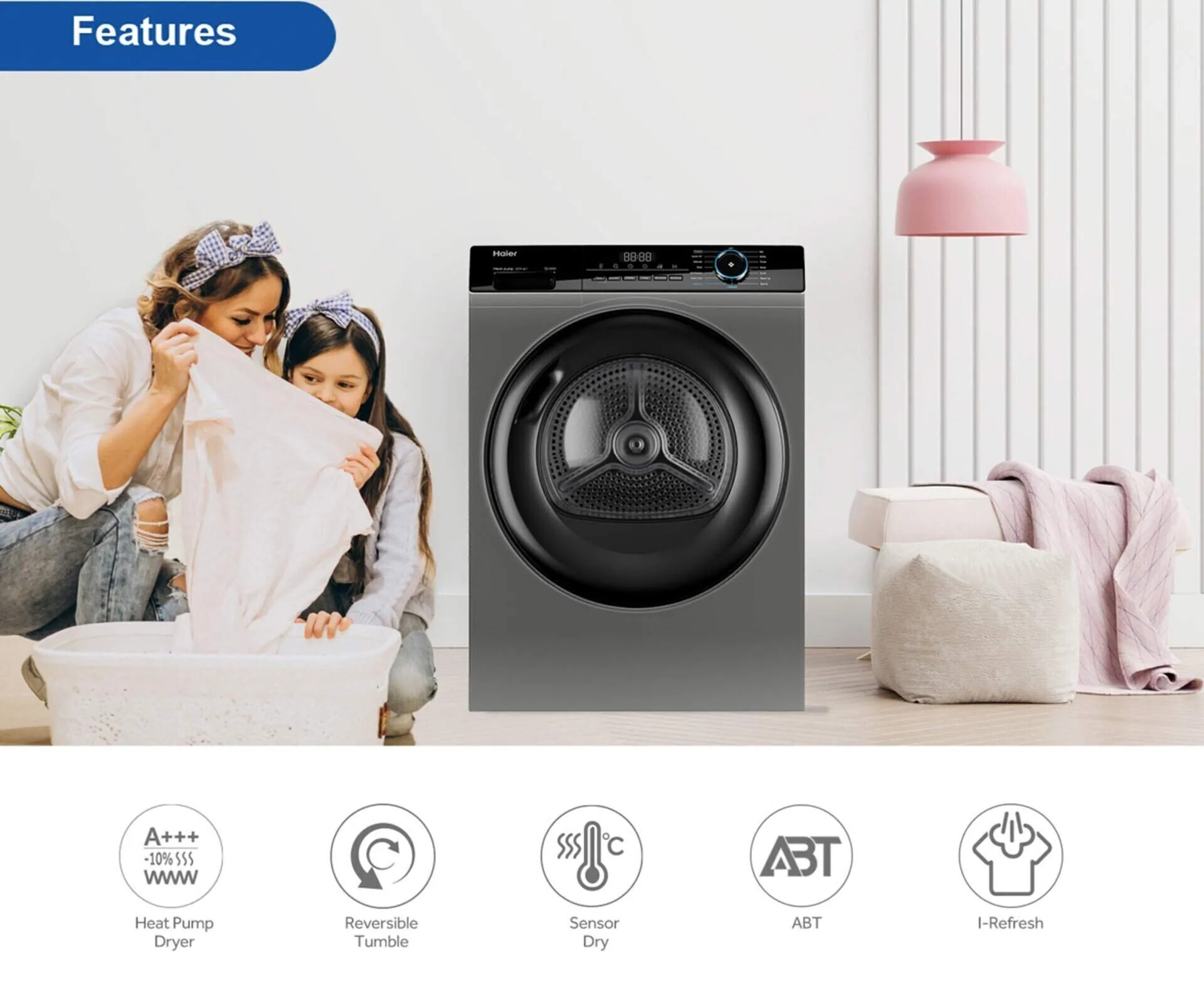 Haier HD100-A2939S Dryer thumbnail 6