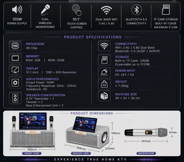 Smart All-in-One Karaoke System thumbnail 2