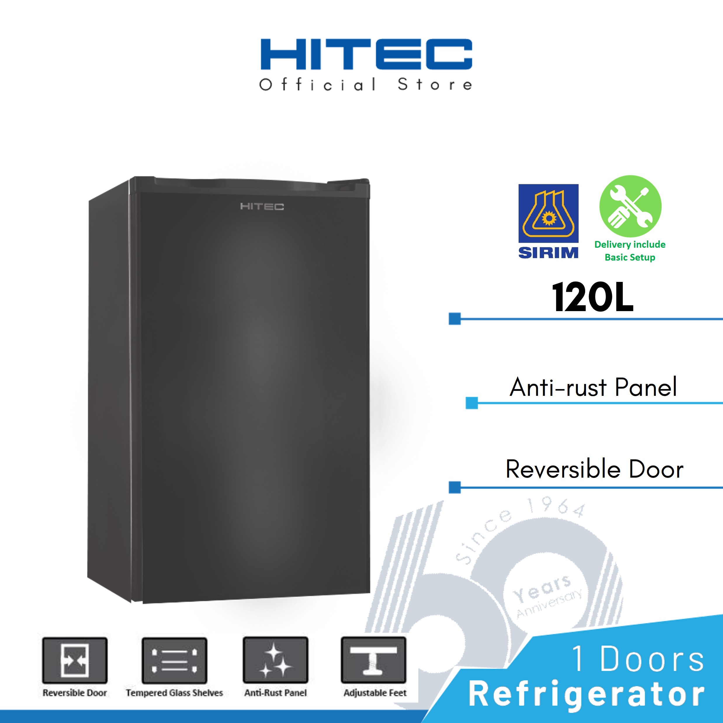 One Door Refrigerator 120L HTR-F120