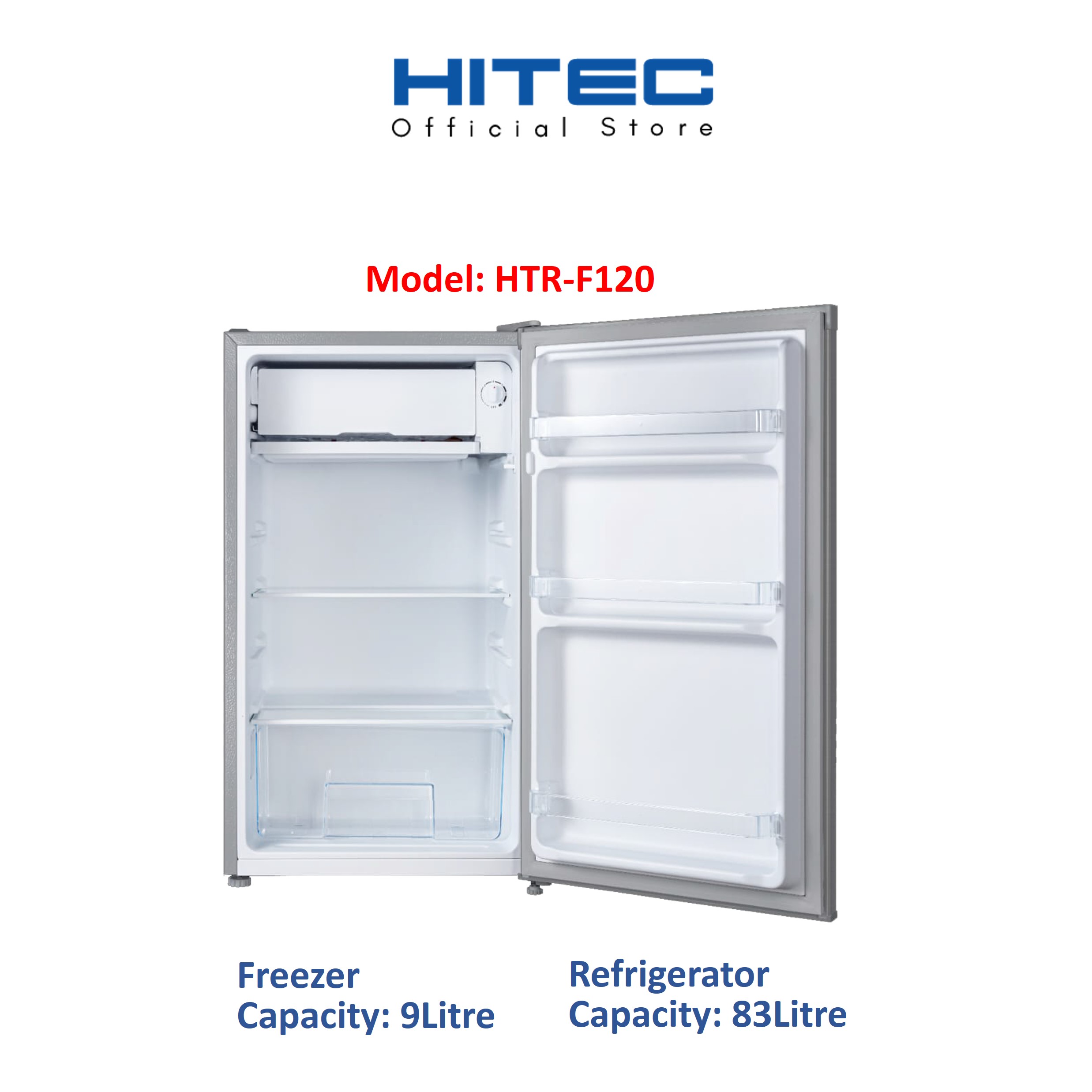 One Door Refrigerator 120L HTR-F120 thumbnail 3