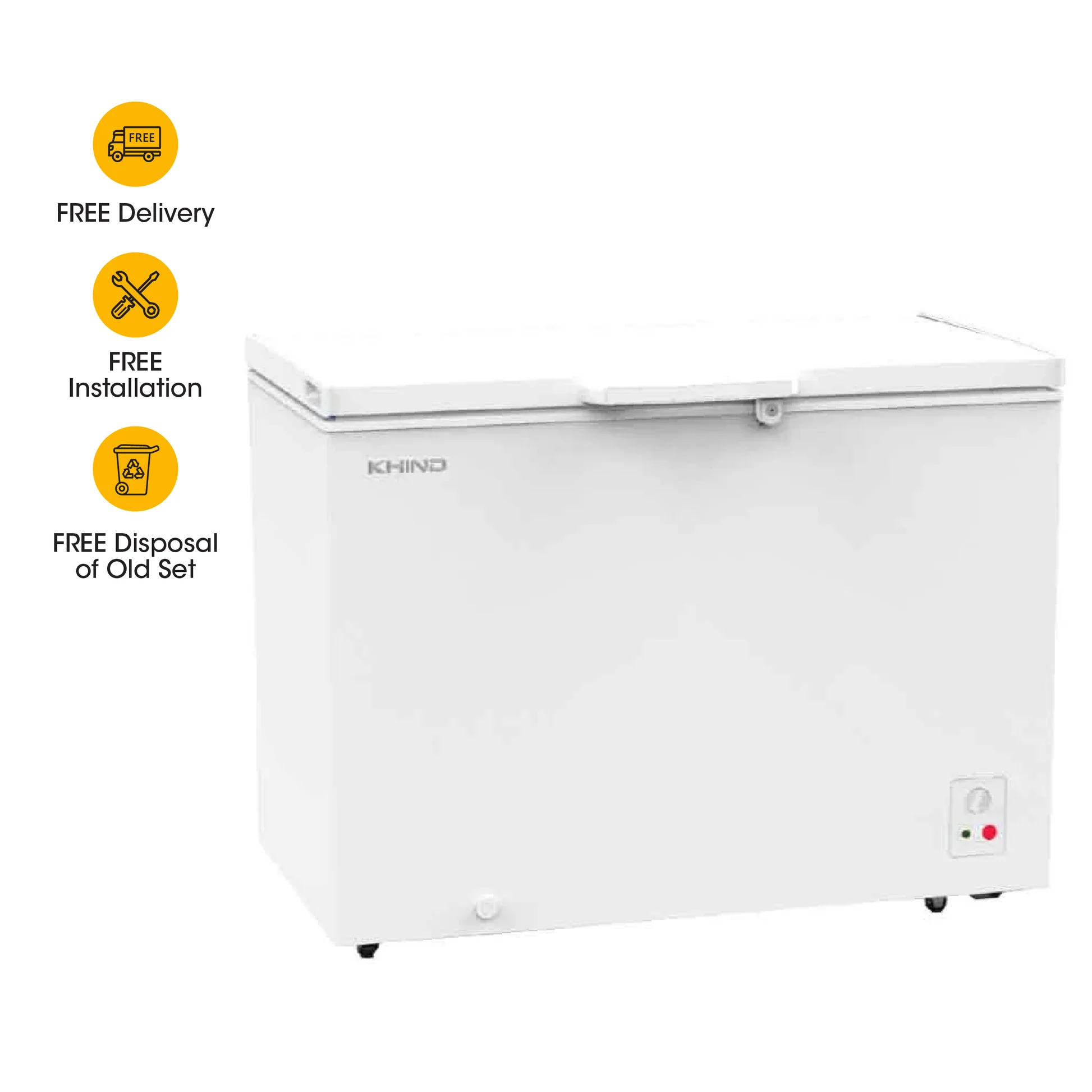 KHIND 295L Chest Freezer FZ295 thumbnail 2