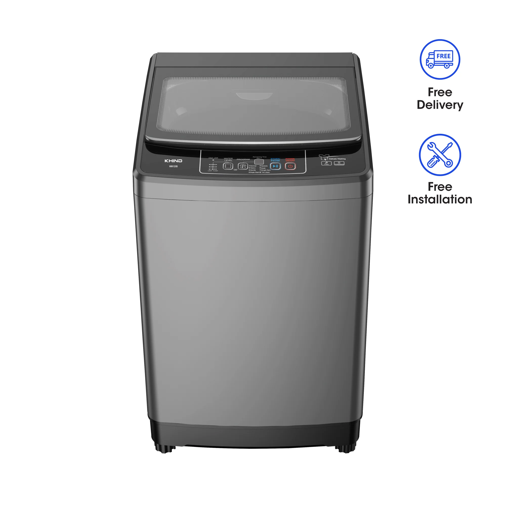 KHIND 12KG Fully Auto Washing Machine WM120B