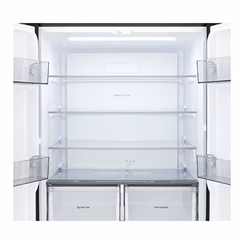 502l French Door Fridge in Black Glass Finish thumbnail 3
