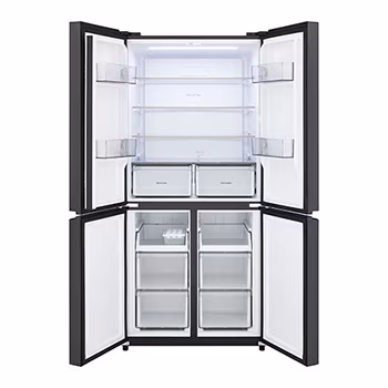 502l French Door Fridge in Black Glass Finish thumbnail 2