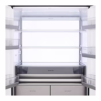 512l French Door Fridge in Beige Glass Finish thumbnail 3
