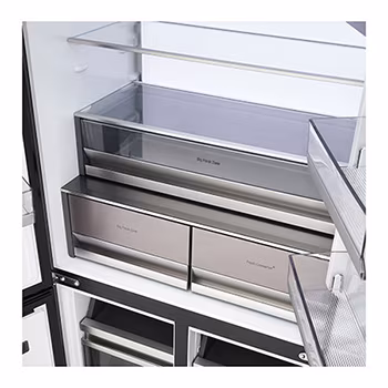 512l French Door Fridge in Beige Glass Finish thumbnail 4
