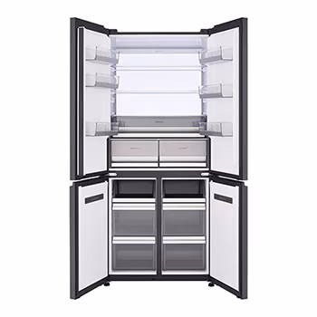 512l French Door Fridge in Beige Glass Finish thumbnail 2