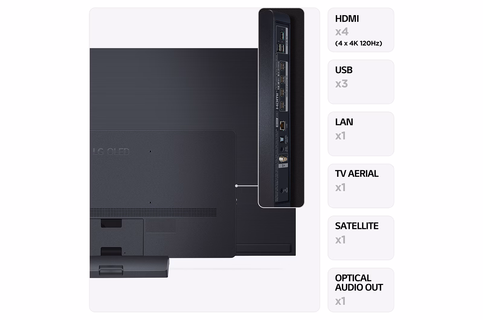 55" LG OLED evo C3 Smart TV thumbnail 8