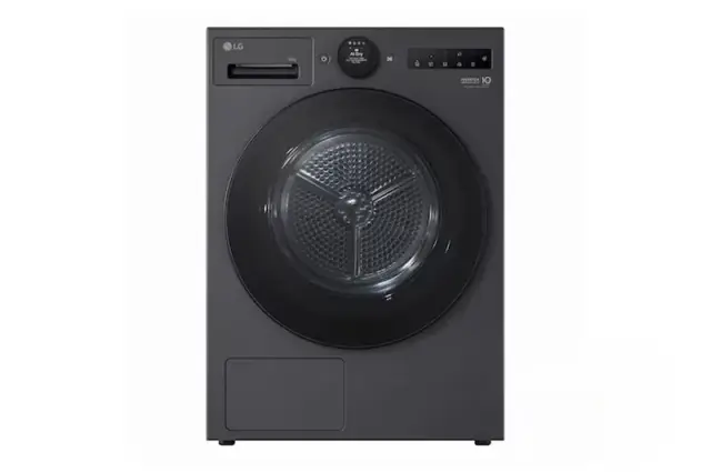10kg Dual Inverter Heat Pump™ Dryer with LCD Screen and Auto Cleaning condenser, Black