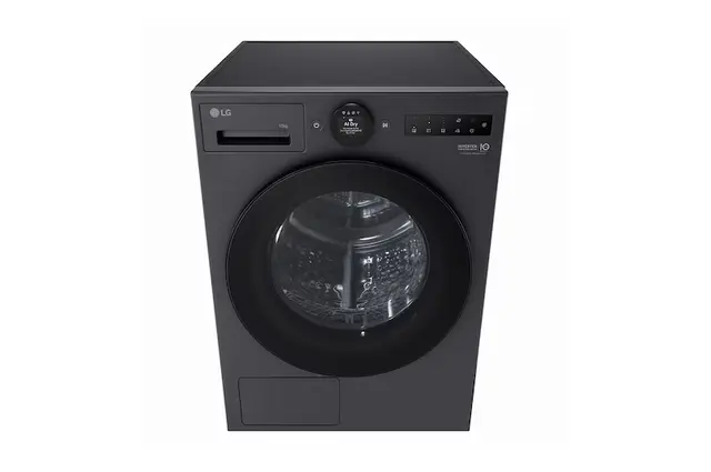 10kg Dual Inverter Heat Pump™ Dryer with LCD Screen and Auto Cleaning condenser, Black thumbnail 2