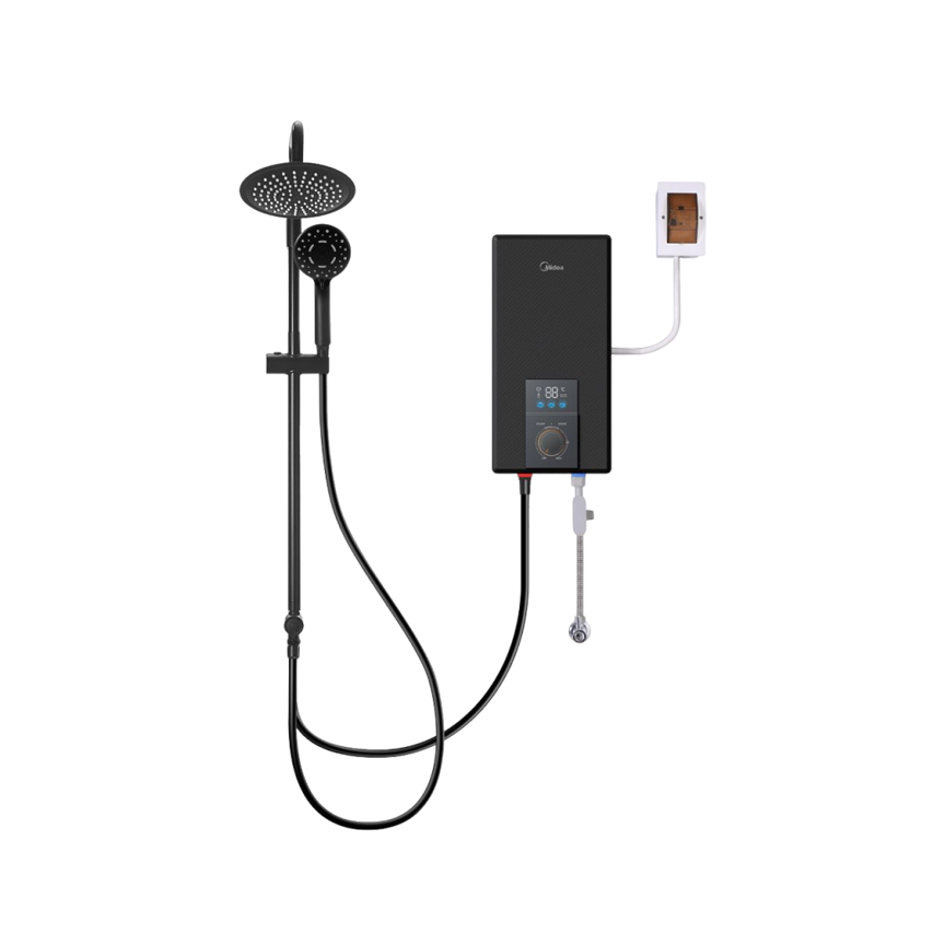 Midea Instant Rainshower Water Heater 4500W - MWH-4555EMBPMY(B)-BRS thumbnail 2