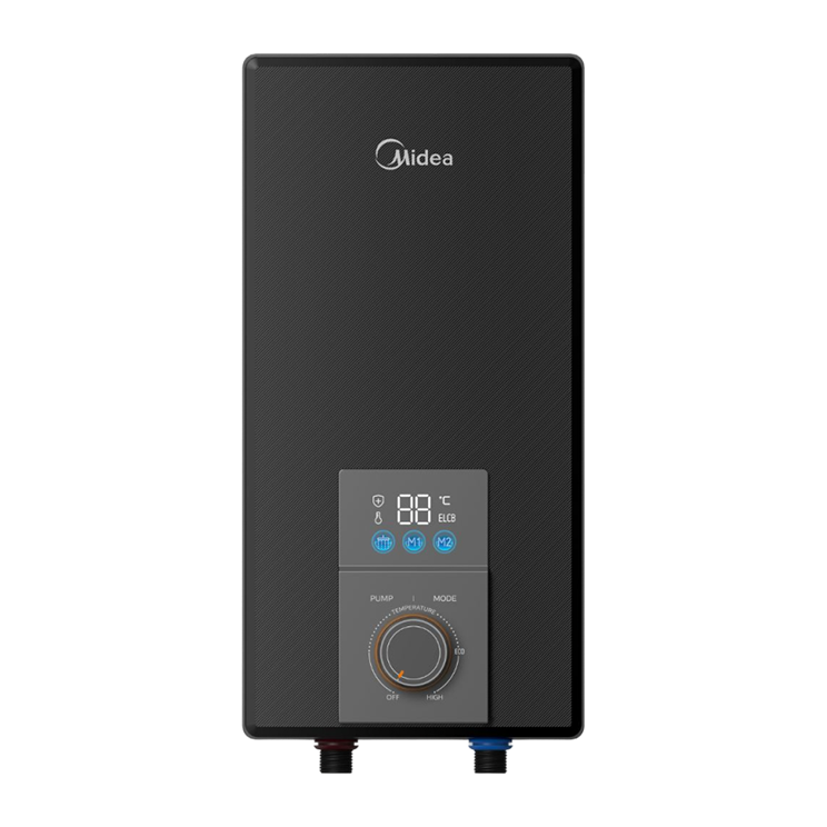 Midea Instant Rainshower Water Heater 4500W - MWH-4555EMBPMY(B)-BRS
