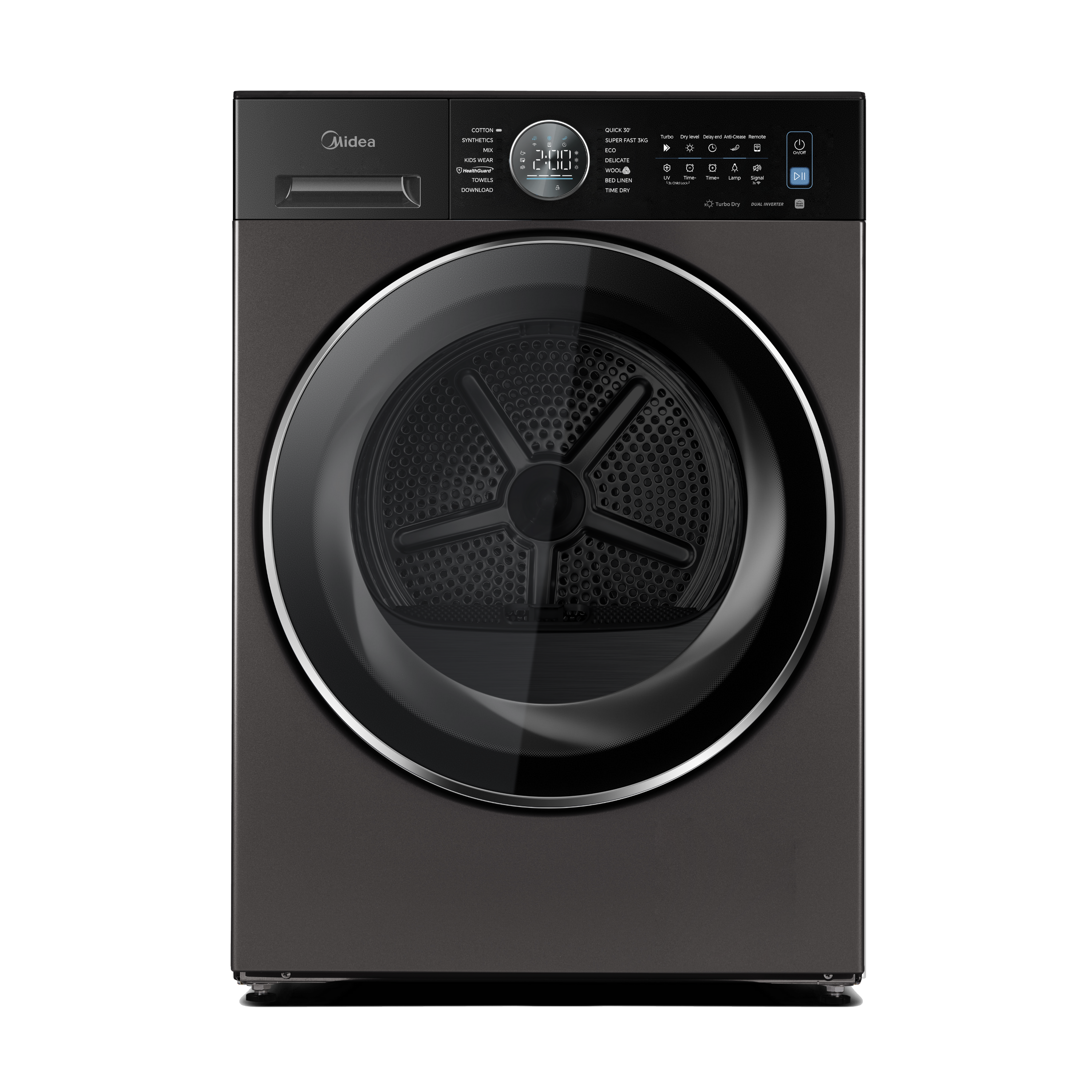 Midea Titanium Grey 10KG Heat Pump Dryer