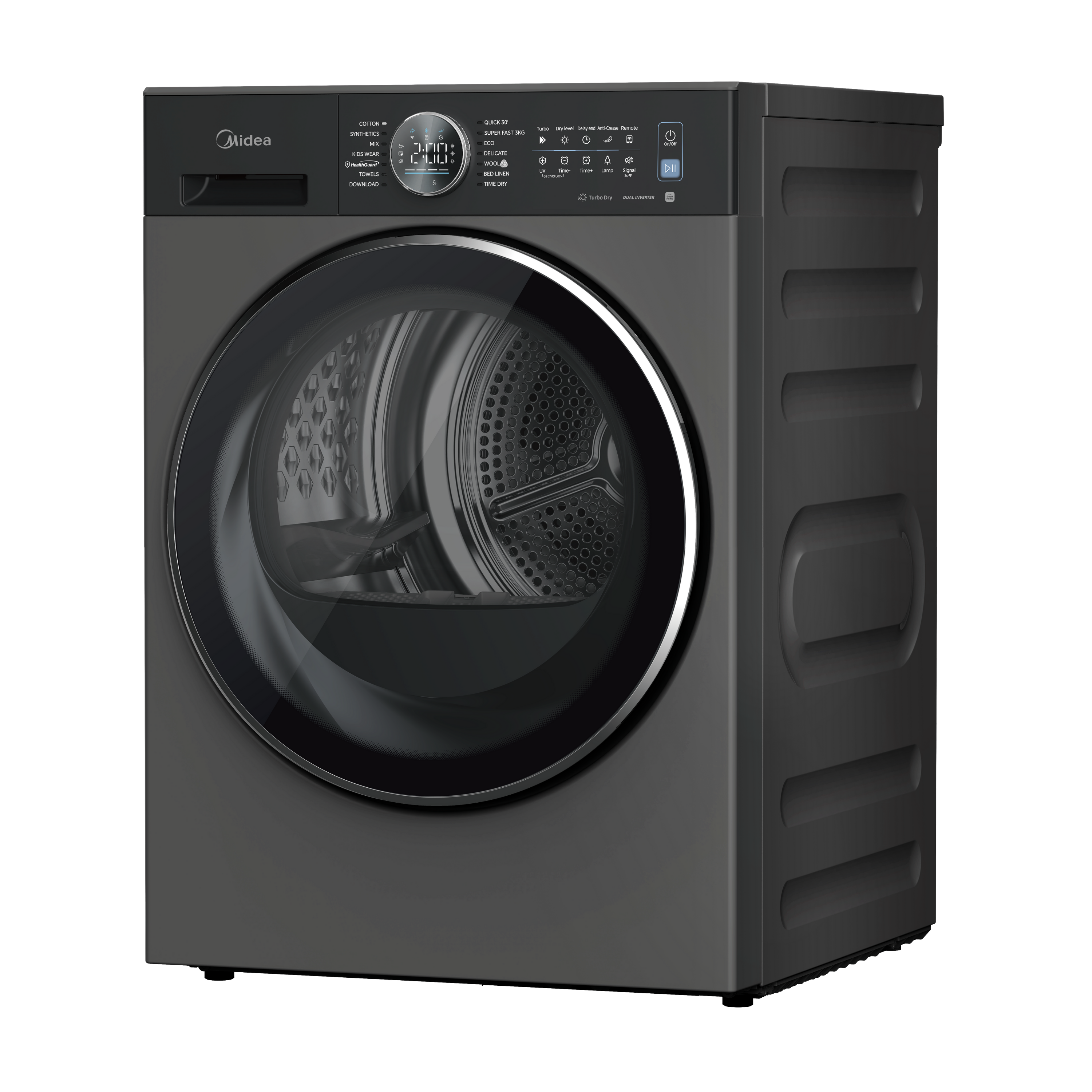 Midea Titanium Grey 10KG Heat Pump Dryer thumbnail 3