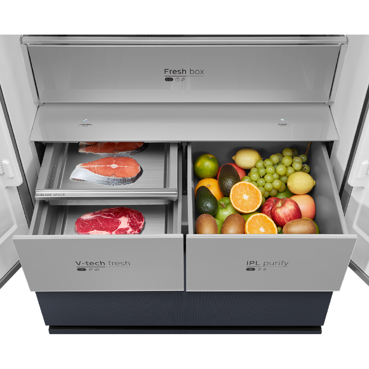 Midea 620L French Door Refrigerator thumbnail 8