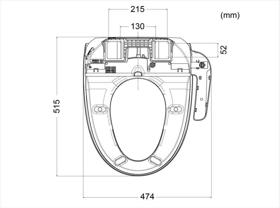 Electric Bidet DL-EH30SE-W thumbnail 4