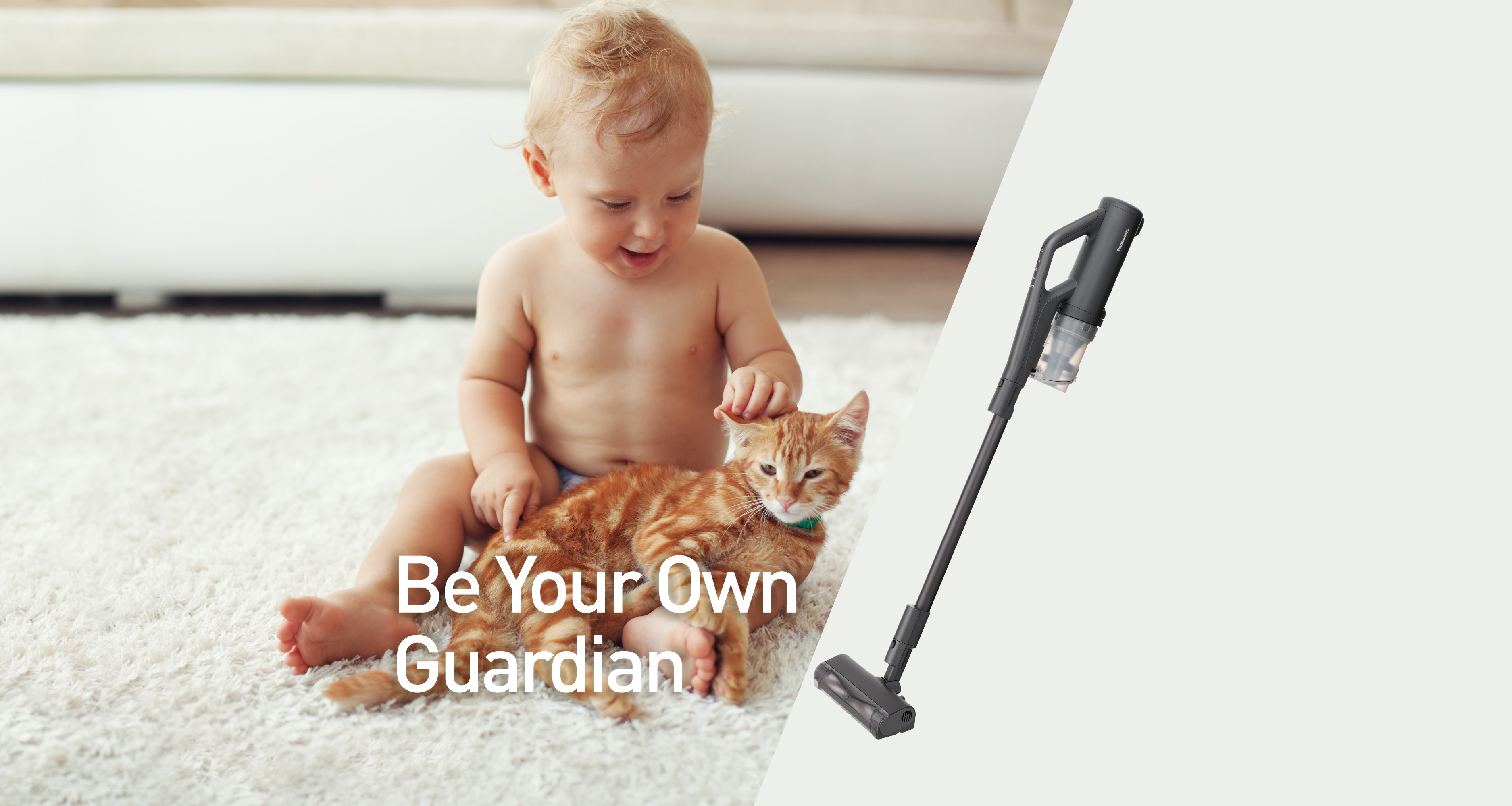 Powerful Cyclone Cordless Stick Vacuum Cleaner MC-SB85KH047 for Pet Hair and Long Hair
