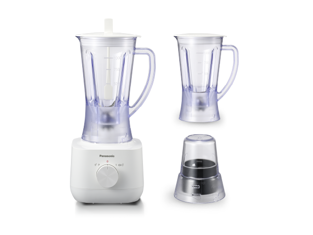 1.0L Blender MX-EP3171WSK with 2 Plastic Jugs and 1 Dry Mill for Juice, Smoothies, Soup and Spices thumbnail 2