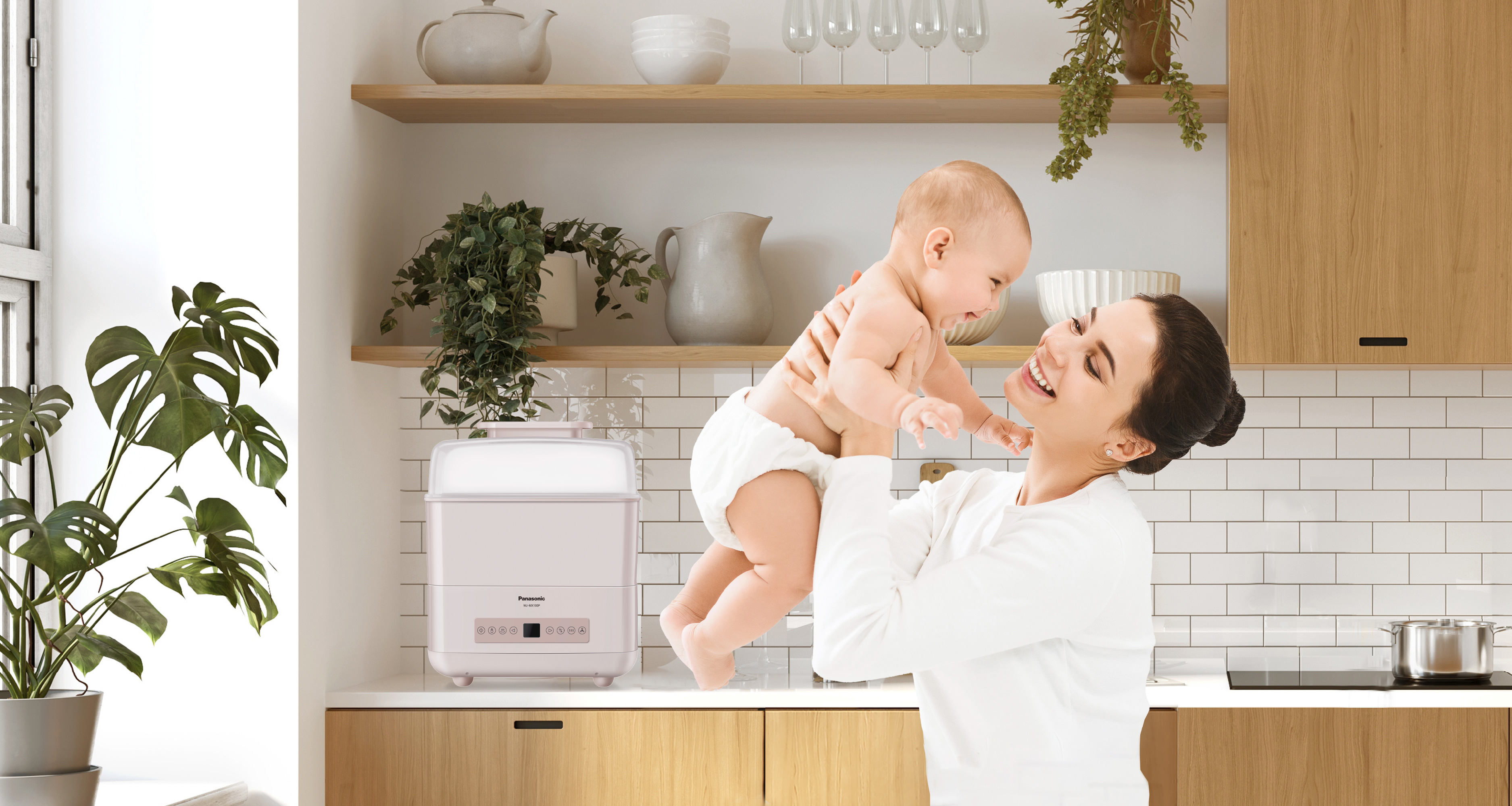 Multifunctional Baby Bottle Steam Steriliser and Dryer NU-MX100PMPQ