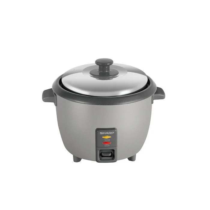 Sharp KSH108SSL Conventional Rice Cooker Non Stick Inner Pot Auto Keep Warm Stainless Steel Lid 1.0L
