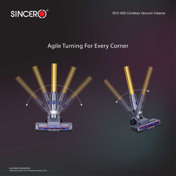 SVC-600 Cordless Cyclone Vacuum Cleaner X70+ thumbnail 7