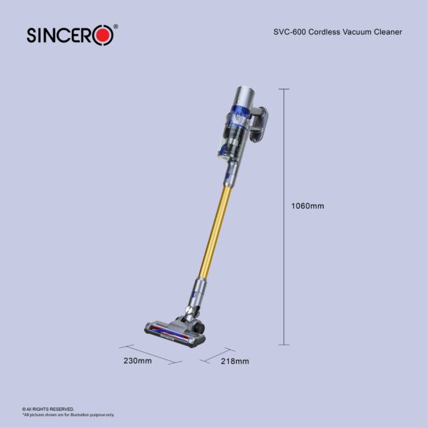 SVC-600 Cordless Cyclone Vacuum Cleaner X70+ thumbnail 10